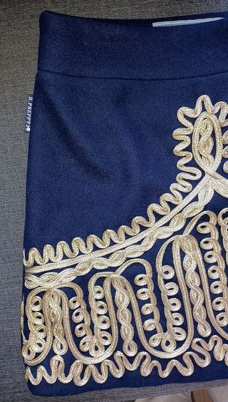 falda paño con pasamanería Highly Preppy, S