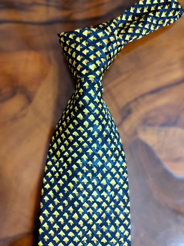 Cravatta BRIONI® NERO e Oro.