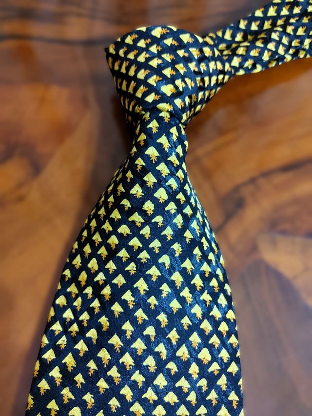 Cravatta BRIONI® NERO e Oro.