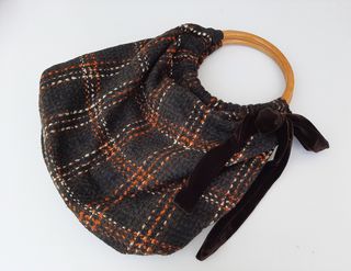Bolso Estampado Asa de Madera H&M
