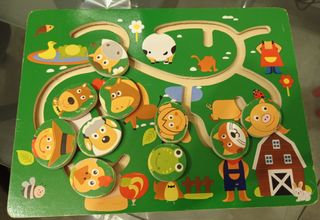 Juego Montessori de madera animales