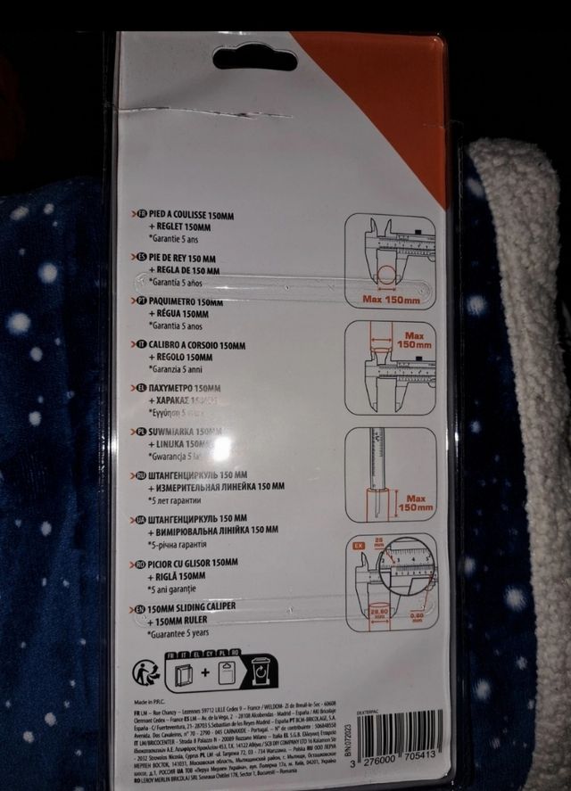 Calibro acciaio inox