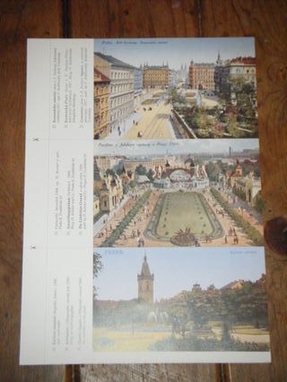 Conjunto de 20 Postais Praga, Pozdrav z Prahy 1993