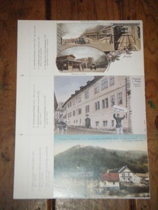 Conjunto de 20 Postais Praga, Pozdrav z Prahy 1993