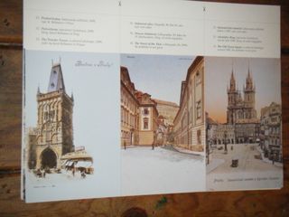 Conjunto de 20 Postais Praga, Pozdrav z Prahy 1993