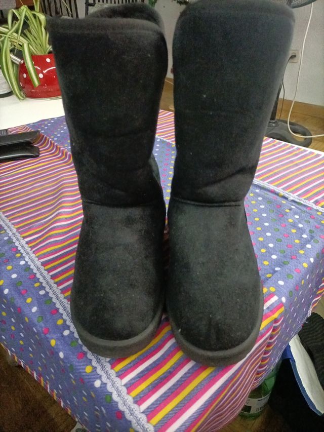 Botas negras mujer forradas