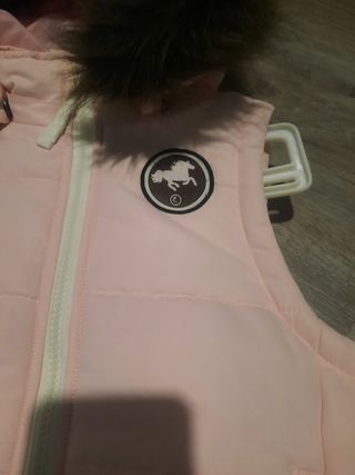 MANTILLA Y PROTECTORES BORREGO PONY ROSA PALO