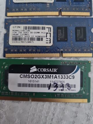 Ram notebook 6 gb 2+2+2