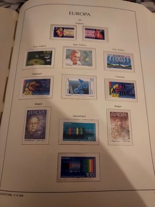 Tema Europa sellos 1994