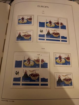 Tema Europa sellos 1994