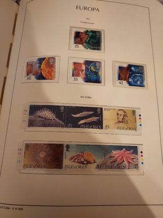 Tema Europa sellos 1994