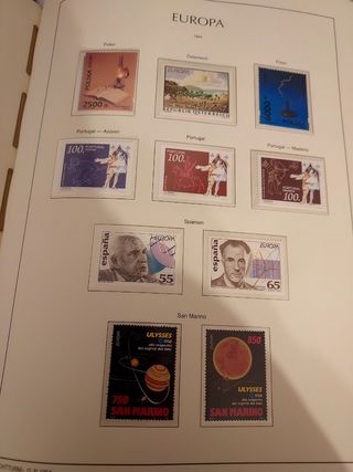 Tema Europa sellos 1994