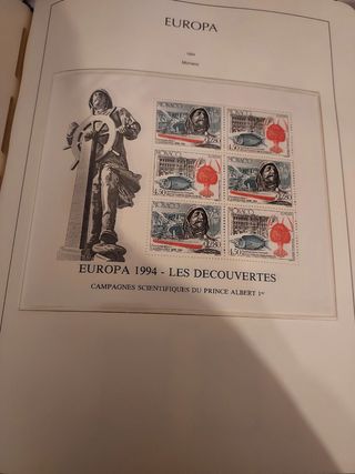 Tema Europa sellos 1994