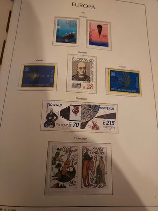 Tema Europa sellos 1994