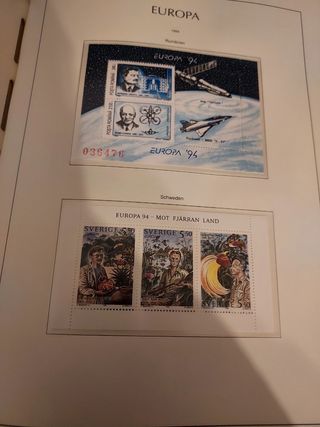 Tema Europa sellos 1994