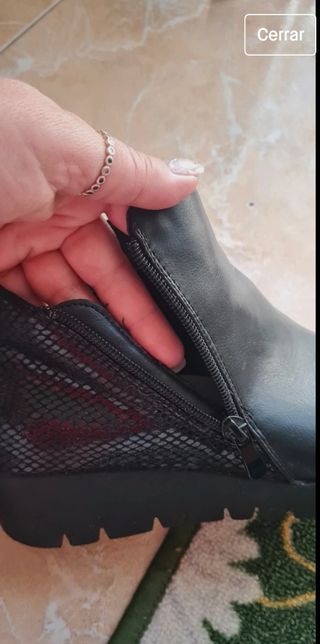 Botines piel mujer