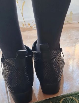 Botines piel mujer