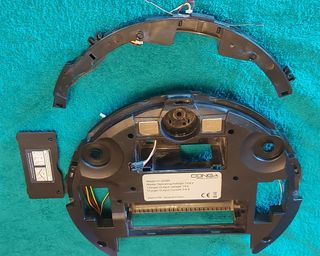 Carcasa y bumper aspiradora conga 05049