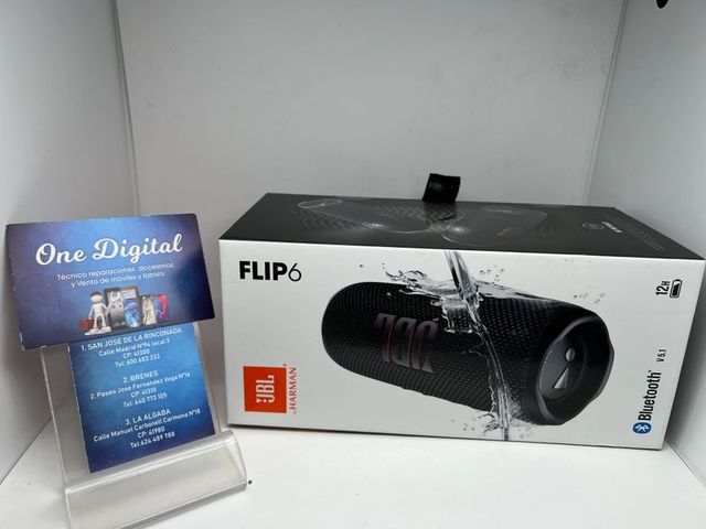 JBL Altavoz Flip 6 Color Negro Nuevo Precintado.