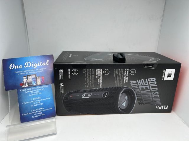 JBL Altavoz Flip 6 Color Negro Nuevo Precintado.