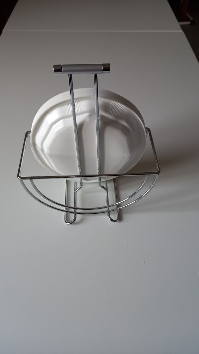 Porta piatti Full Metal in acciaio inox Vesta