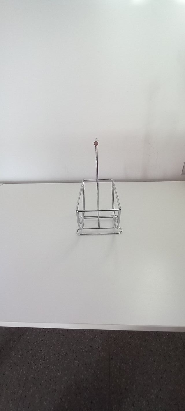 Porta piatti Full Metal in acciaio inox Vesta