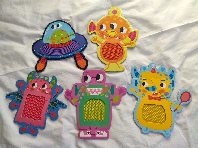 Puzzles + Cuento Monstruos