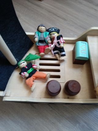 Barco pirata juguete madera