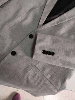 Americana Zara Man... para chico color gris...