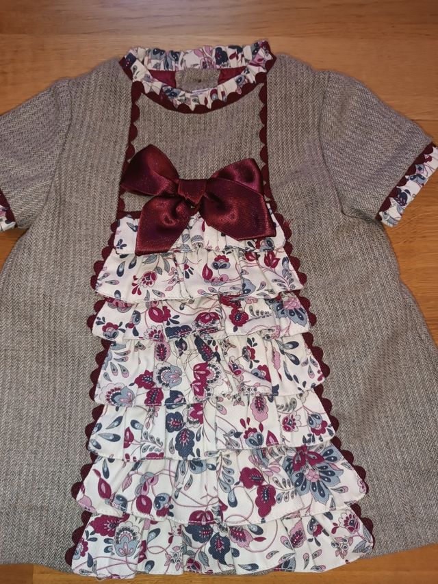 Vestido bebe niña Miranda 6/9 meses