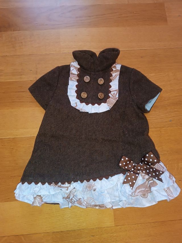 Vestido bebe niña Miranda 6/9 meses