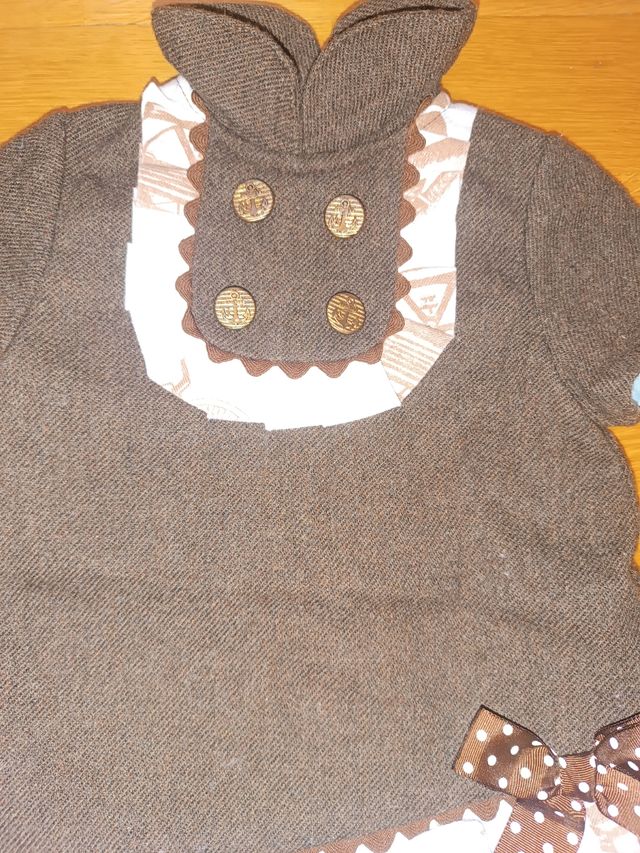 Vestido bebe niña Miranda 6/9 meses