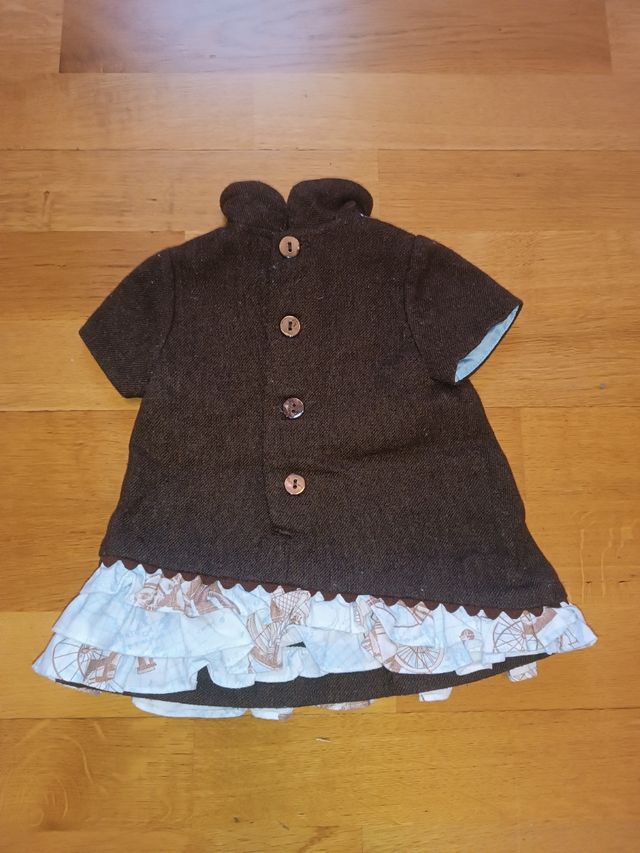 Vestido bebe niña Miranda 6/9 meses