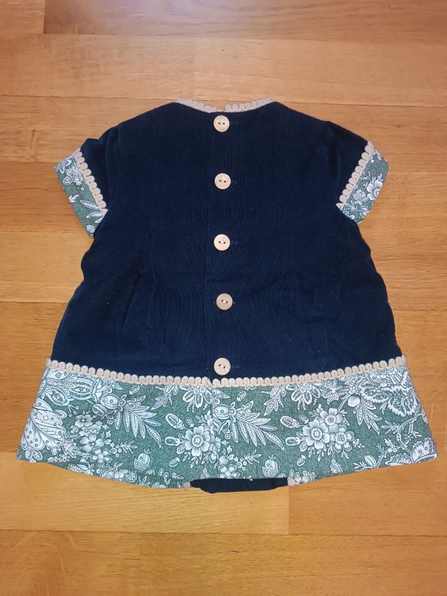 Vestido bebe niña Miranda 6/9meses