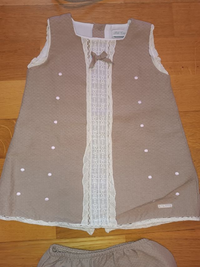 Vestido bebe niña Pili Carrera 12 meses