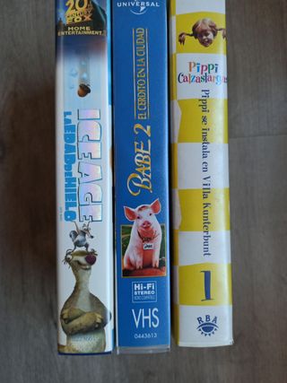Cintas infantiles VHS