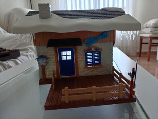Cabaña nieve playmobil de segunda mano por 32 EUR en San Roque en