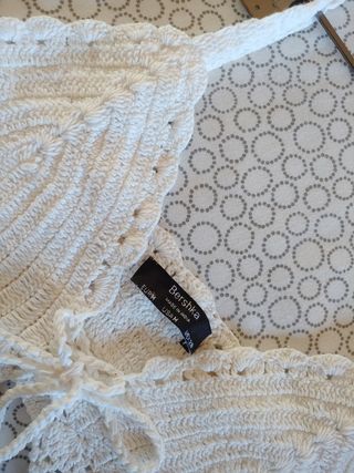 Top ganchillo bershka