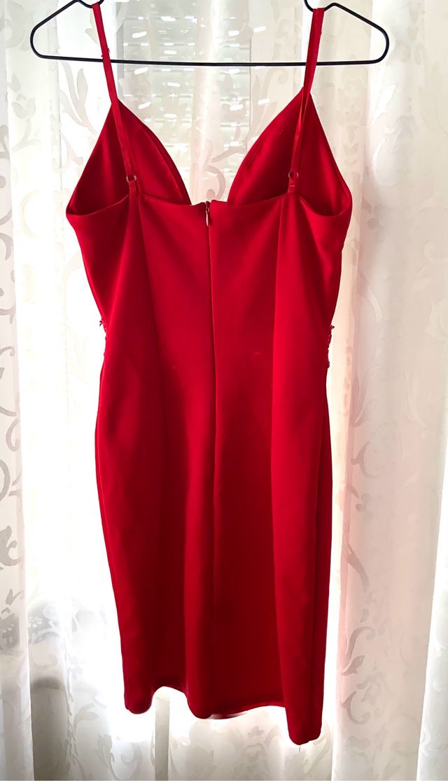 vestido rojo de fiesta sin estrenar