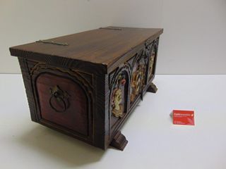 BAUL DE MADERA DECORATIVO (158641)