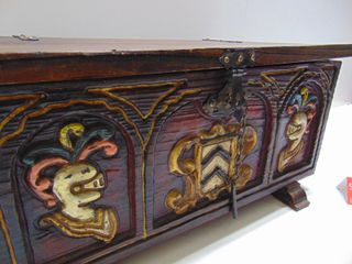 BAUL DE MADERA DECORATIVO (158641)