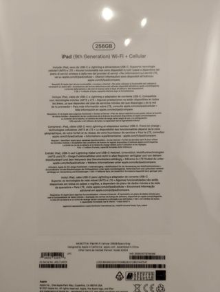 iPad 9 Generación 256 GB + Celular NUEVO