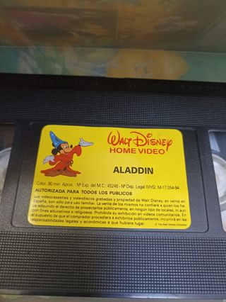 Aladdin VHS