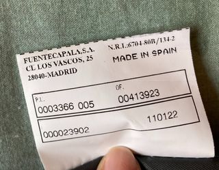 Chaleco y Corbata de ceremonia Fuentecapala