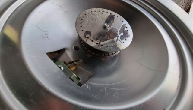 Brasero gas butano, marca Nando.