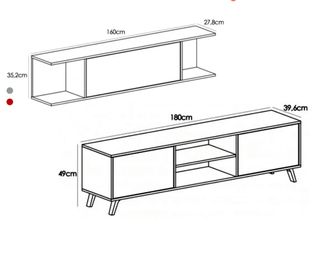Composición apilable Soto, 180cm 195€