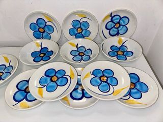 Antico set piatti di Gualdo Tadino