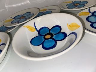 Antico set piatti di Gualdo Tadino