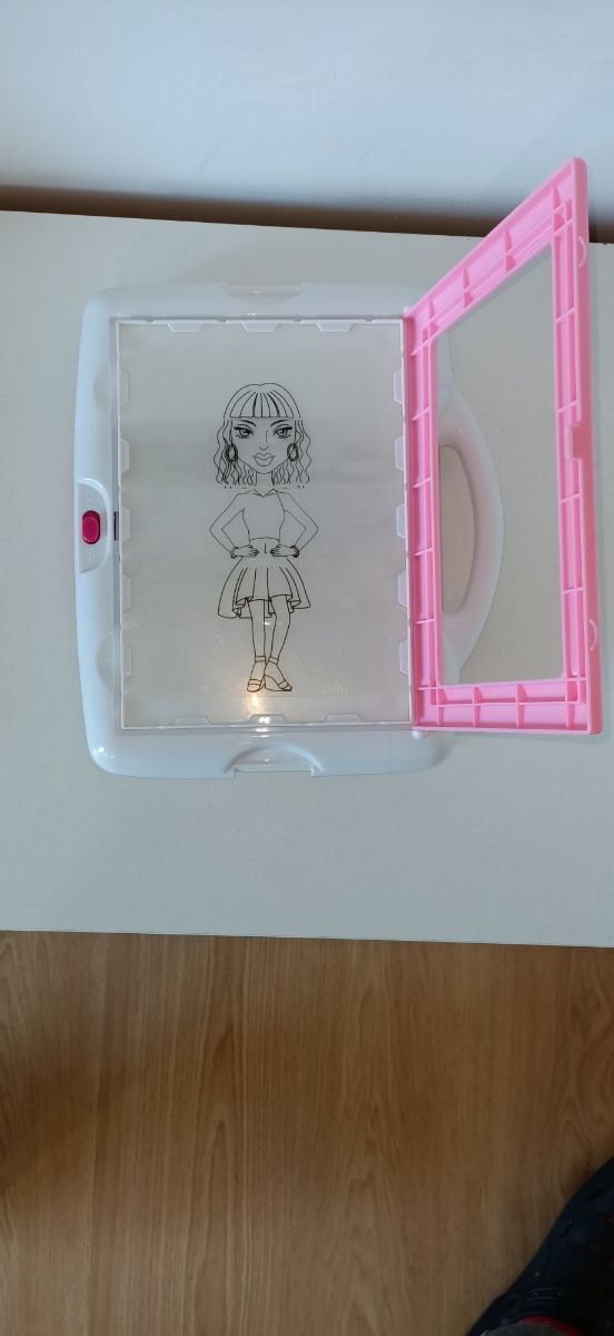 Pizarra con luz para dibujar