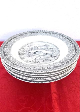 VAJILLA VINTAGE DE PORCELANA